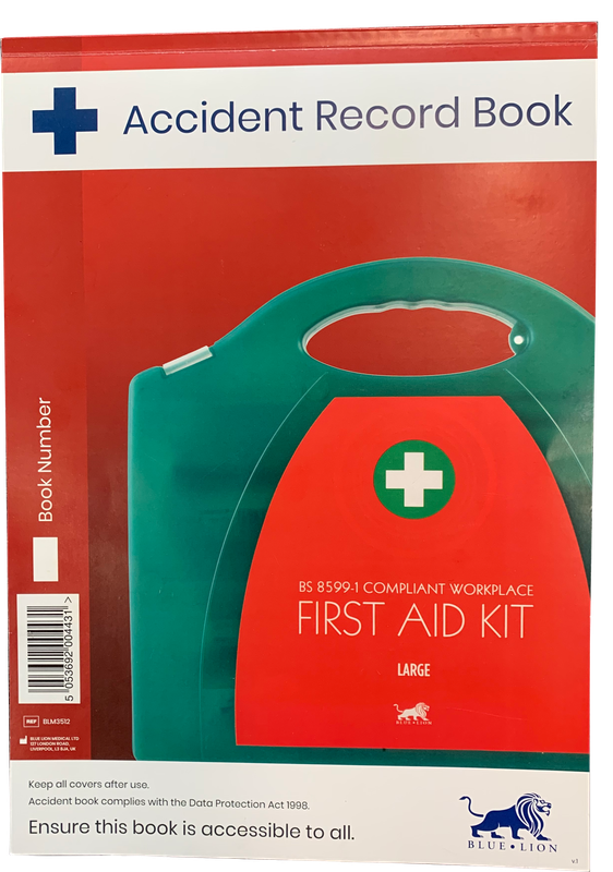 Blue Lion Accident Report Book – GDPR Compliant
